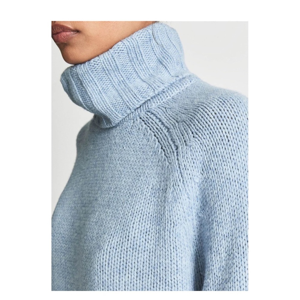 New! REISS London “Stevie” Wool Cashmere Blend Relaxed Sweater - Picture 5 of 11